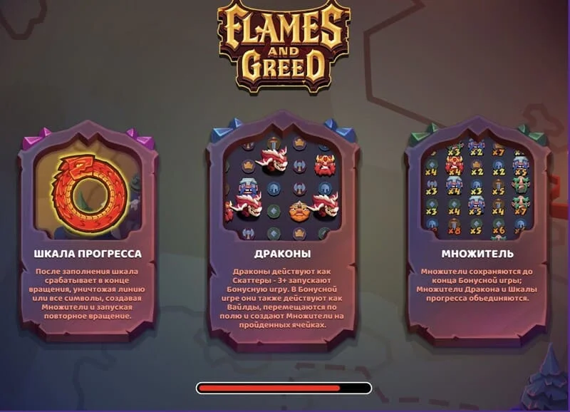 Flames and Greed - màn hình tải